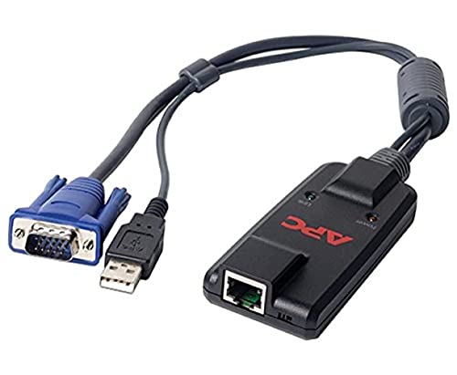 Cable KVM USB APC negro para organizar los sistemas del despacho de informatica