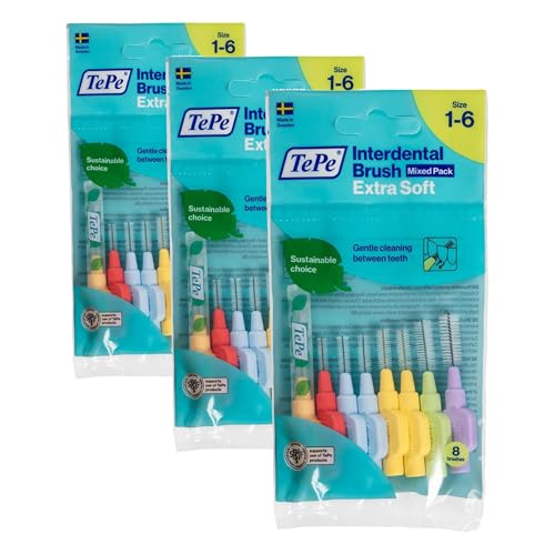 Brossettes interdentaires TePe Extra Soft pour un nettoyage en douceur