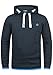 Produktbild !Solid SDBenjamin Hood Herren Kapuzenpullover Hoodie Pullover mit Kapuze Eingrifftaschen Rippbündchen Baumwollmischung Regular fit, Größe:L, Farbe:Insignia Blue (1991)