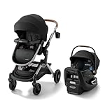 Graco Modes Nest 3-in-1 Travel System with SnugRide Turn & Slide - Carseat Stroller Combo with Rotating Rear-Facing Baby Car Seat, Adjustable Slide2Me Infant Car Seat to Toddler Stroller