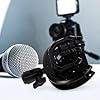 Toyvian Microphone Shock Mount Anti Vibration Holder with Cantilever Clamp for Recording and Streaming Applications Black #4