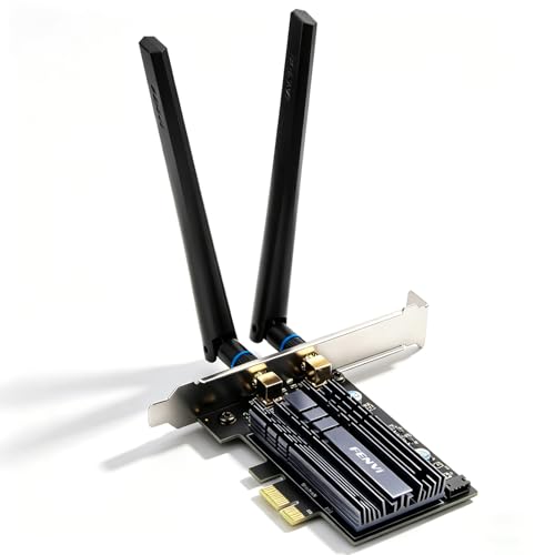 WiFi 6 Gaming PCIe Card Low Latency 3000Mbps Bluetooth 5.2 Windows 11/10
