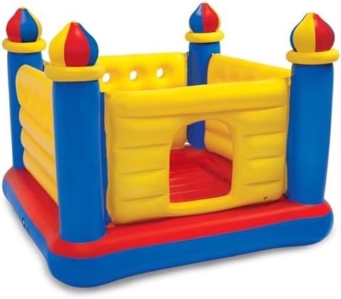 INTEX Jump-O-Lene Inflatable Bouncy Castle for Kids Ages 3-6