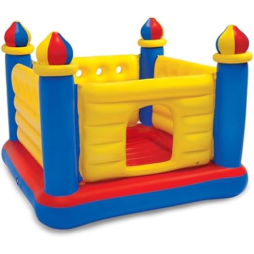 INTEX Jump-O-Lene Inflatable Bouncy Castle for Kids Ages 3-6