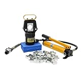 20T Hydraulische Kabelschuh Crimpzange für Kupfer-Aluminium-Kabelschuhe,16-400 mm² Kabelschuhzange...