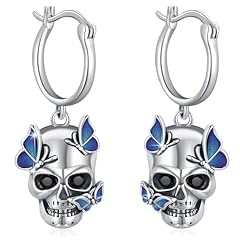 F-Skull Butterfly Earring