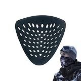 3D Masken-Halterung Aus Silikon – Komfortable Innenhalterung Für Besseres Atmen & Lippenstiftschutz | Leichtes Masken-Skelett Für Stoffmasken, Wiederverwendbar & Waschbar, 7x12cm, 1 Stück