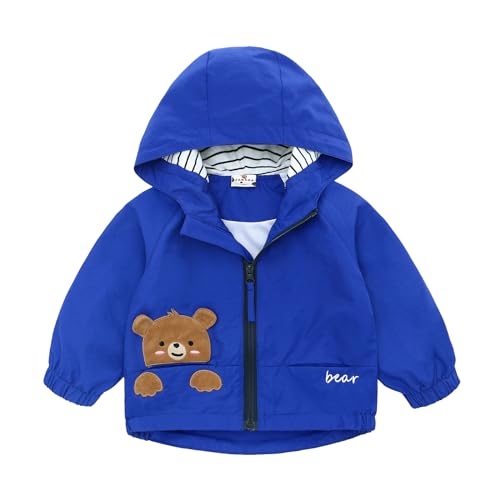 Famuka Kinder Jacke Baby Junge Übergangsjacke Kleinkinder Kapuzenjacke...