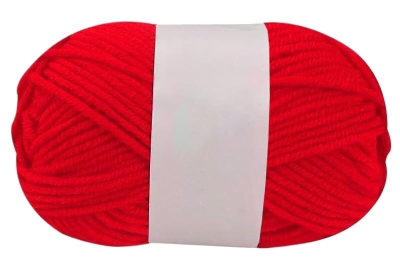 Fil artisanal mélangé pour vos décorations fait-main, 5 rouleaux de 25g en cordon peigné