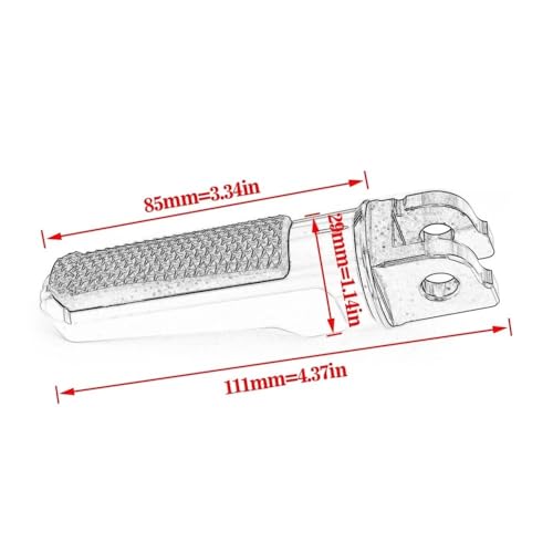 Repose-pieds de moto antidérapant pour CBR650F et CB1000R rigide