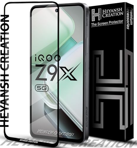 Tempered Glass Screen Protector Compatible For iQOO Z9X 5G / iQOO...