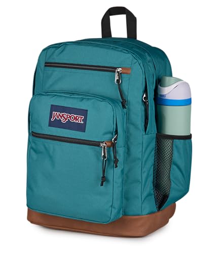 Image of JanSport Cool Backpack with 15-inch Laptop Sleeve, Large Computer Bag Rucksack with 2 Compartments, Ergonomic Straps, Emerald Pool