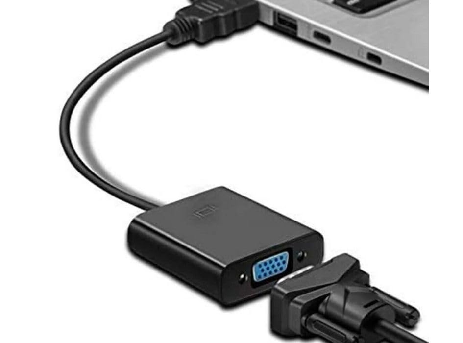 UNİCHROME Tablet Projeksiyon Notebook Uyumlu Hdmi To Vga Kablo Siyah