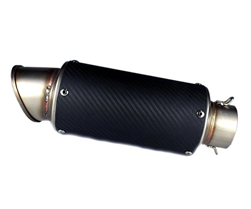 Amazon | 汎用61mm カーボン ミドルサイズサイレンサーGP スリップオン