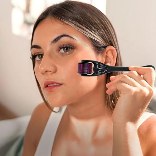 Image of 540 Micro Titanium Alloy Needles For Hair Growth, Activates Hair Follicles |Reduces Acne Scars | Anti-aging I Anti-wrinkle | Scars Removal | Safe & Effective To Use (for 0.5MM,1.0MM,1.5MM,2.0MM,2.5MM) (Pack of 1, 0.5mm)