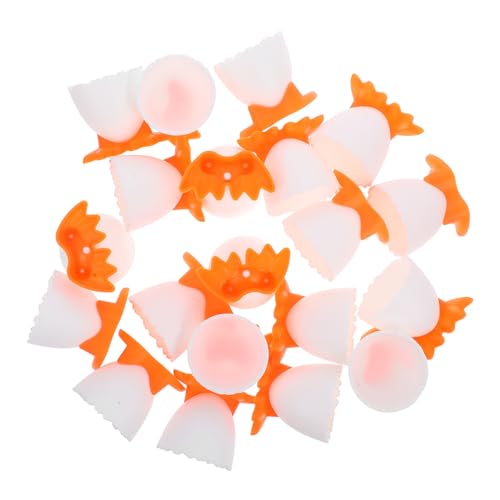 VILLFUL 20 piezas Soporte para Huevos de Plástico Forma de de Divertido y Estable para Huevos Duros y Snacks Pequeños para Desayuno y Exhibición Cocina