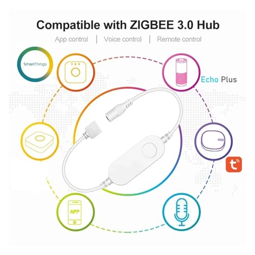 Contrôleur LED Zigbee Tuya variateur d'intensité connecté pour application mobile - 4