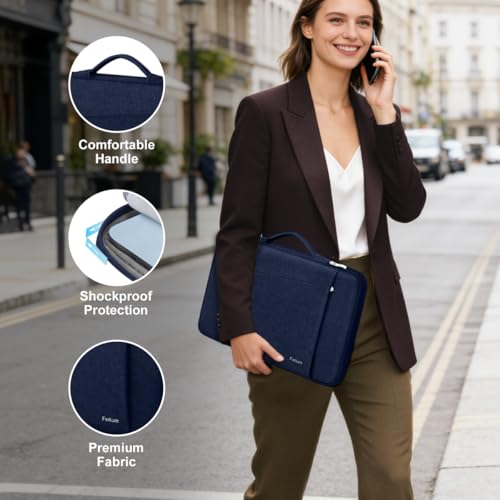 Ferkurn Laptop Case Sleeve for Men Women Chromebook Case Compatible with MacBook Air/Pro Lenovo Surface HP Dell ASUS Acer, 13.3 inch, Blue by Ferkurn - Image 4