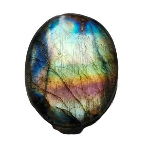 Labradorite naturelle ovale 42x32mm cabochon en vrac pour création de bijoux DIY GH_NAT_03607