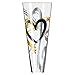 Ritzenhoff 1078190 Night #1 Champagne Flute, Glass, Gold, Platinum, Black