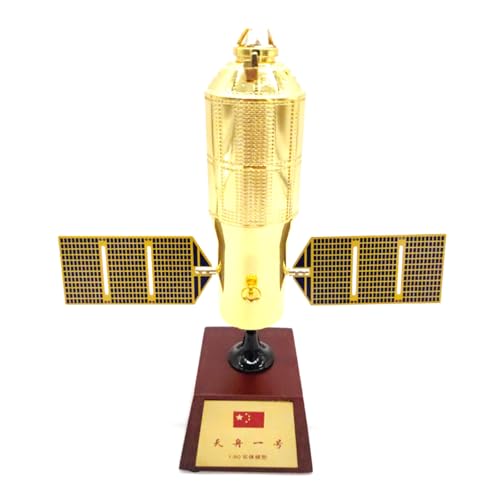 Alloy China Tianzhou-1 Cargo Spaceship Spacecraft Diecast Model 1:80 Aviation Satellite Model Simulation Science Exhibition Model