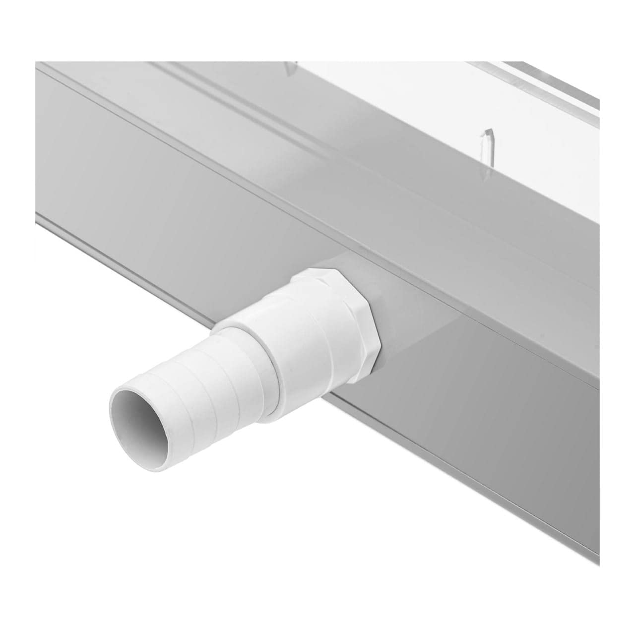 UNI_WATER_32 - Doccia a cascata in acrilico, 90 cm, illuminazione a LED blu/bianco, 30 mm