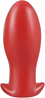 SeLgurFos Plug Anal doux dilatateur Anal gode perle anale appareil de Massage sexuel Anal Couples hommes et femmes Plug Anal jouets sexuels (XL,red)