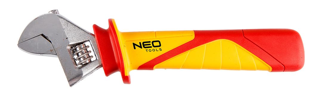 NEO TOOLS Elektriker Werkzeugset: 13-tlg., Isolierte CrV/S2 Werkzeuge | Spannungsprüfer, 2x Isolierband, Koffer, Für Montage, Reparatur & Installationen