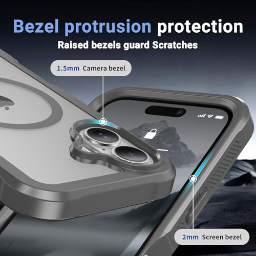 jaroco Magnetic for iPhone 17 Case Heavy Duty Protection Gray - image 6