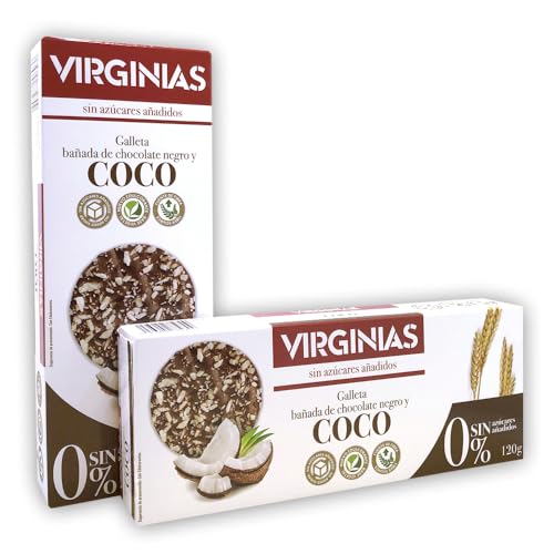 virginias-galletas sin azucar con chocolate y coco-120g