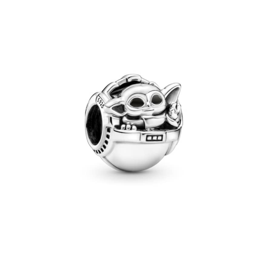 Sponsored Ad – Baby Yoda Mandalorians Jedi Star Wars Charm 925 Silver Compatible with Pandora Charms, silver chain Bracelet, Trollbeads, Chamilia and Biagi.