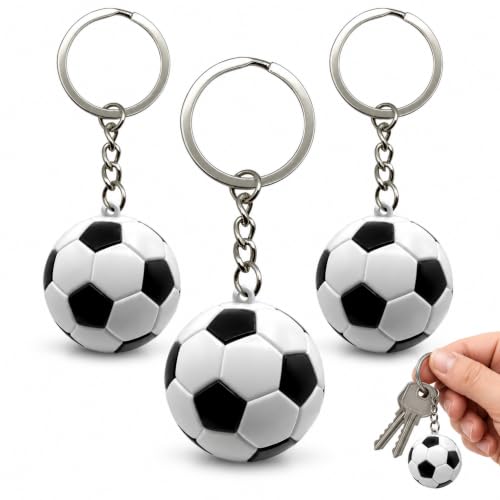 Llavero Futbol, Llavero pelota Futbol, Key Chain soccer, 3 Unidades
