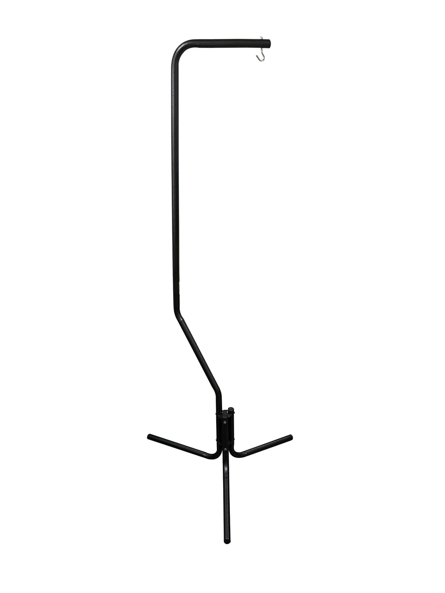 BPS Pie de Gancho para Colgar la Jaula Soporte para Jaula de Pájaros Loro 161x60 cm Negro BPS-1173NE