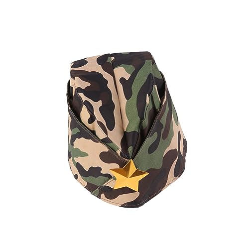 1Pc Performance Sailor Dance Boat Cap Camouflage Tricorne Hat for Nautical Parties Stylish Accessory for Men Lightweight and Fits