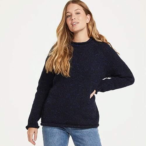 Image of Aran Woollen Mills Roll Neck Sweater for Women