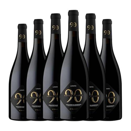 Novantaceppi Primitivo Primitivo di Manduria 75 cl Vino tinto (Caja de 6 Botellas de 75 cl)