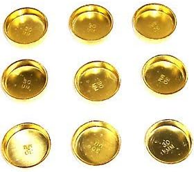 DNJ FPS609 Brass Freeze Plug Set for 1982-1999 Nissan 200SX, NX, Pulsar NX 1.6L-2.0L L4 16V DOHC 1597cc