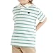 Kids Boys Short Sleeve Fashion Polo Toddler Stripe Cute Summer Tee Tops Baby Girls Collar (Mint Green, 3-4 Years)