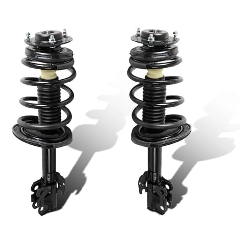 ZPLKKYGR 2pcs Suspension Complete Shock Absorber Strut Assembly Set Front Side Iron Black Protected for Lexus for ES350 07-09,for Toyota for Avalon 06-12 for Camry 07-11 for Solara 06-08 Nuts
