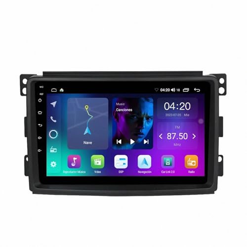 Navegador satelital 4 Nuclear corrige mapas obsoletos en Smart Fortwo de 2006 a 2009