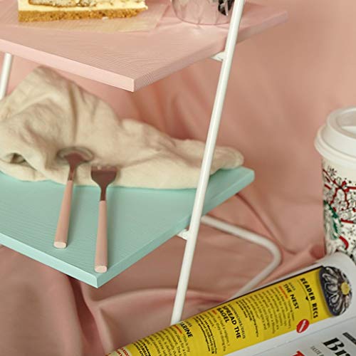Présentoir à gâteaux multicouche bleu pour optimiser vos tables de fête - 4