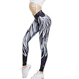 ZDSGXNS Angel 3D Wing Leggings for Women Push Up Sporting Fitness Legging Athleisure Bodybuilding Se