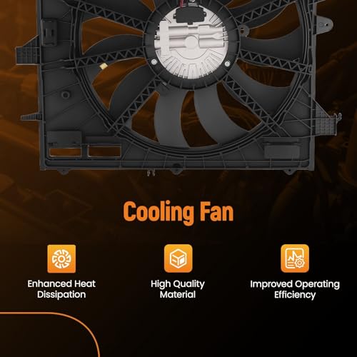 Image of MaXpeedingrods Engine Radiator Cooling Fan w /Brushless Motor for Cadillac ATS 2016-2018, CTS 2016-2017, for Chevrolet Camaro 2016-2020, 84100128 84790788 GM3115292 3115292