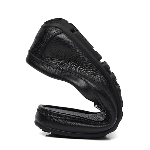 Casual Breathable Leather Loafers Men Slip On Comfortable Non Slip Shoes for Summer Party Walking Use2