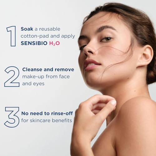 AmazonUs/BIPOF Bioderma - Sensibio - H2O Micellar Water - Makeup Remover Cleanser - Face Cleanser for Sensitive Skin