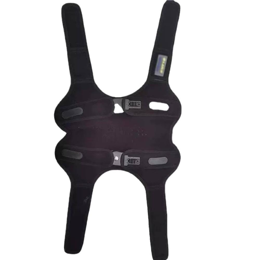 Supporto for ginocchio Exoskeleton Booster - Protezione articolare for corsa e camminata negli anziani(Black,L(60-80KG))