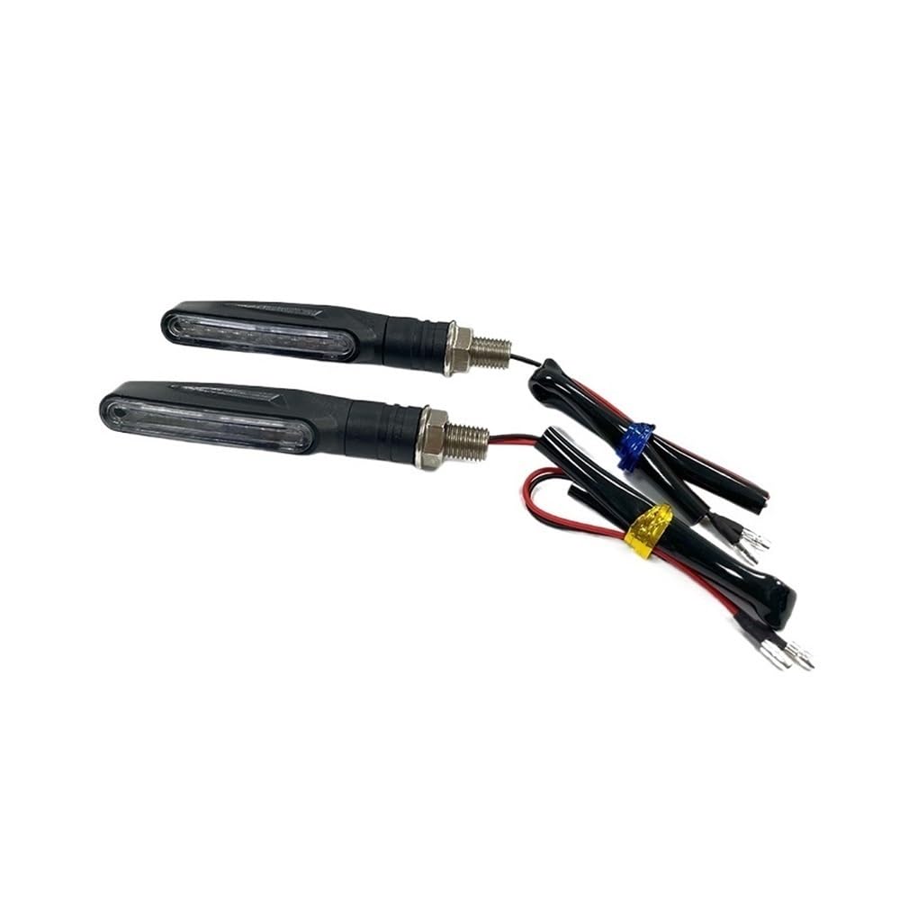 Genérico Intermitentes delanteros de motocicleta 1/2 para Uds para giro Universal de motocicleta para luz de señal 12v siempre brillante ámbar luces traseras intermitentes accesorios de lámpara(1pcs)