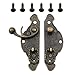 Zangc Antique Cabinet Latch Vintage Latch Clasp Antique Mini Latch Hook Gift Box Wooden Cabinet Antique Cabinet Door Latch with Mounting Screws Bronze 2PCS