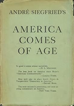 Hardcover AMERICA COMES OF AGE Book