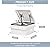 QIXINNET 14" RV Roof Vent Fan with LED Light, 4-Speed Reversible 12V Exhaust Fan – 1000 CFM, Auto Rain Sensor, Remote Control, Low Noise (70dB) for Camper, Cargo Trailer, Travel(With Light)